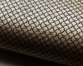 Japanese Paper Chiyogami Yuzen quot Golden Floral Ornaments on Black quot
