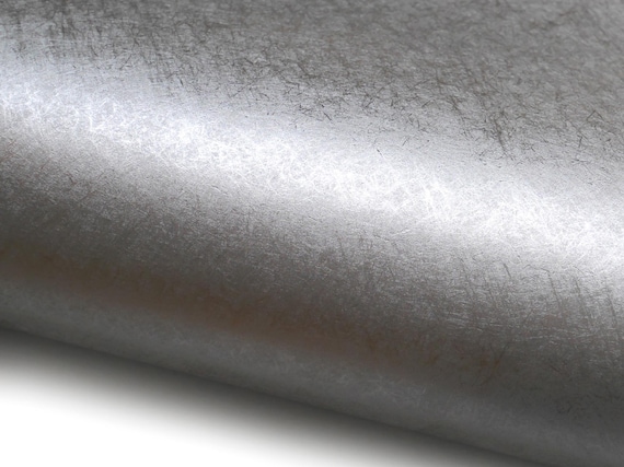 Japanpapier Midare Silber. Metallic Papier