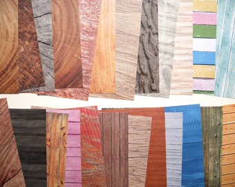 NEW! Origami 24 Wood Grains Set, 72 sheets, 15 x 15cm, colour on one side