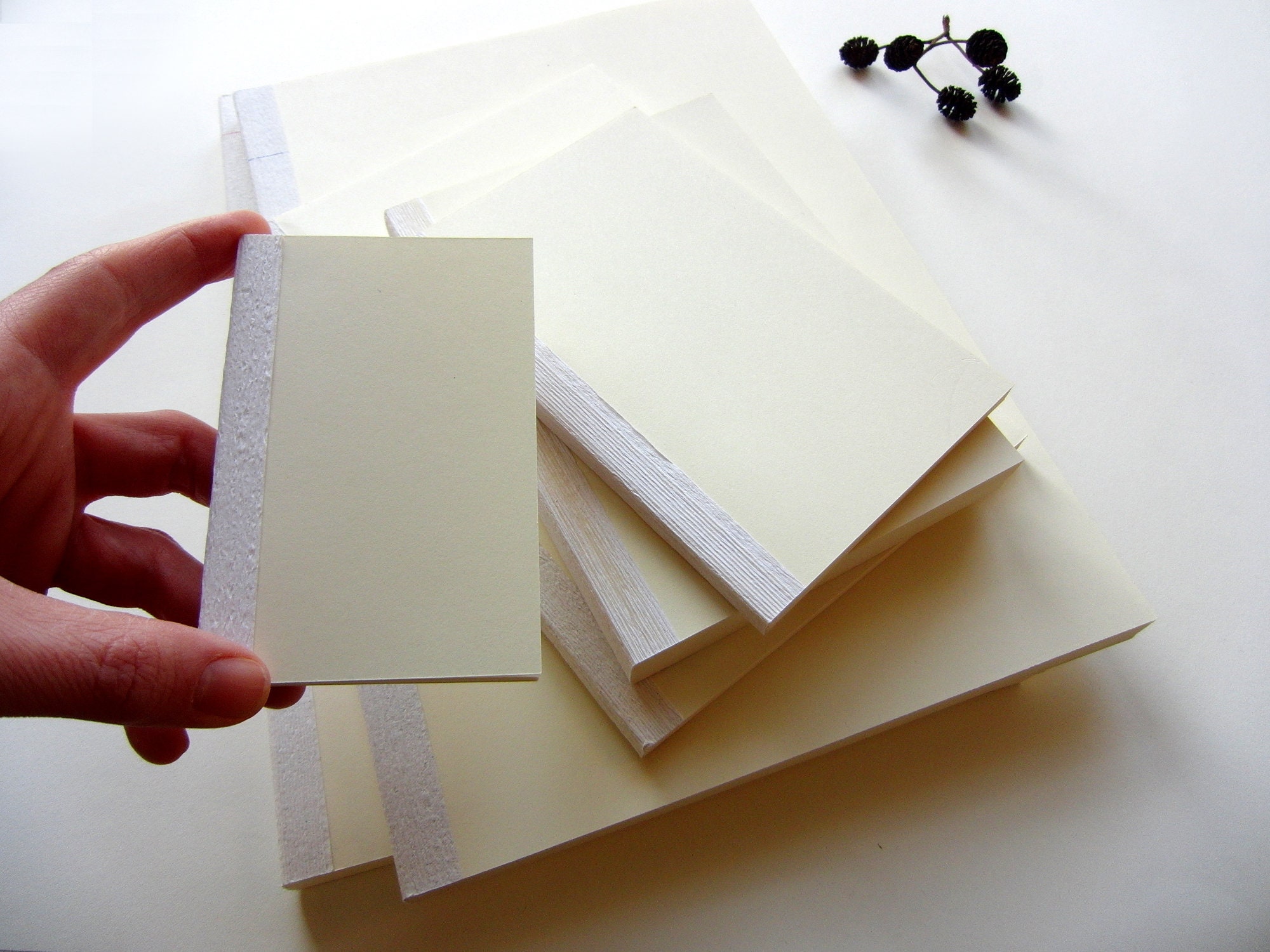 Text Block Ruled 5 sizes Blanks for Bookbinding Etsy