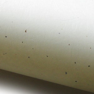 Japanpapier Kingin. Creme mit goldenen und silbernen Flecken. 54 x 80cm