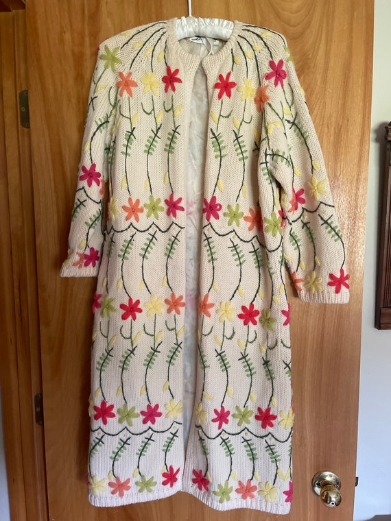 Delightful 70s Knit Coat