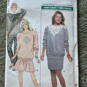 Butterick pattern for top, skirt and pants