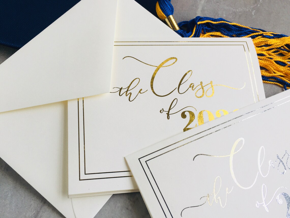 Traditional Graduation Announcements Graduation Invites Etsy