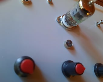 Receptor de radio regenerativo de onda corta 6AK5 de alto rendimiento y 12 voltios, hecho a mano