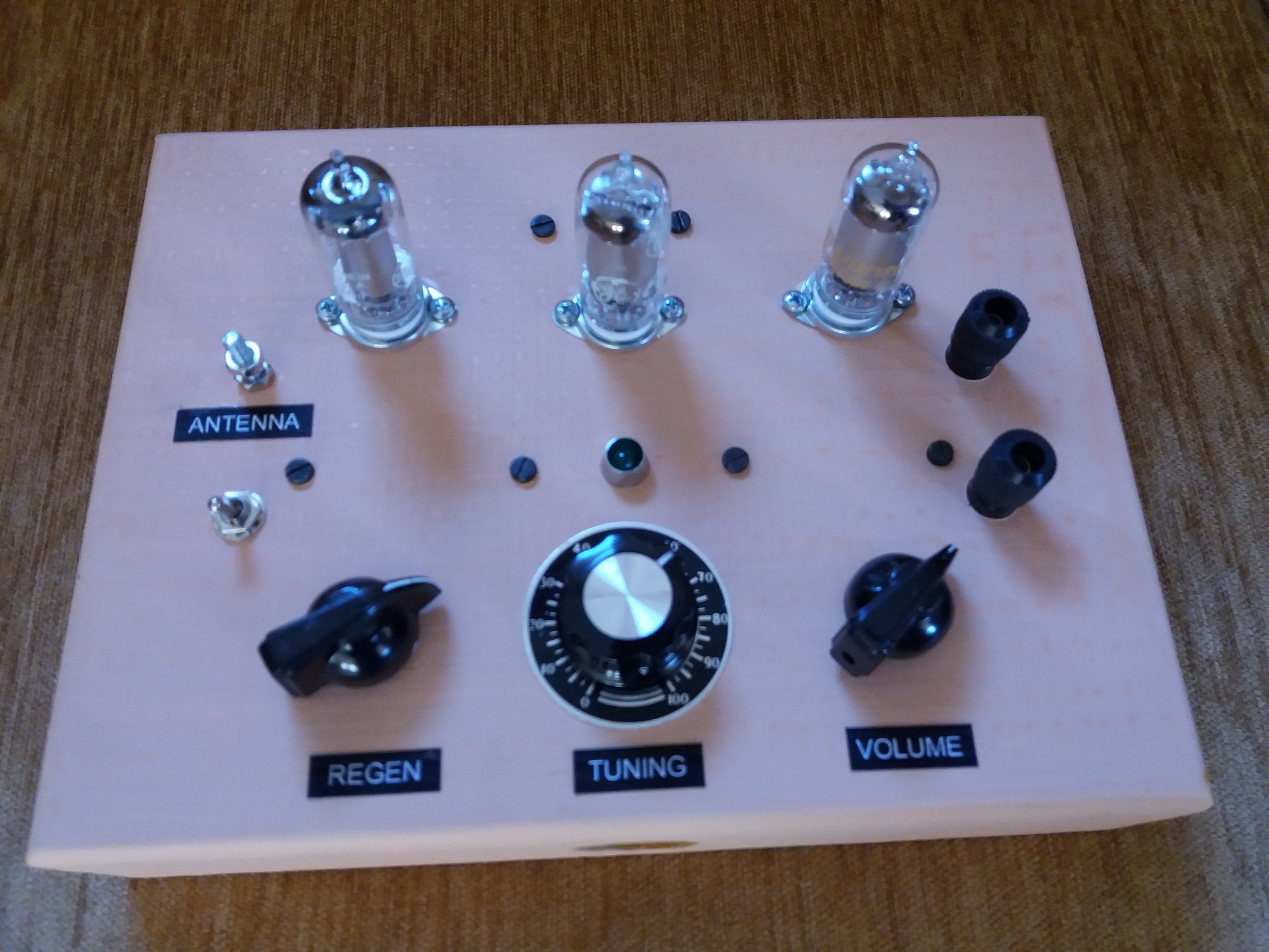 3 Tube High Performance Shortwave Regen Radio Crystal Clear Etsy