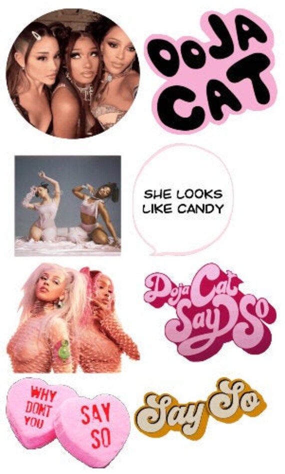 Doja Cat Stickers waterproof Etsy