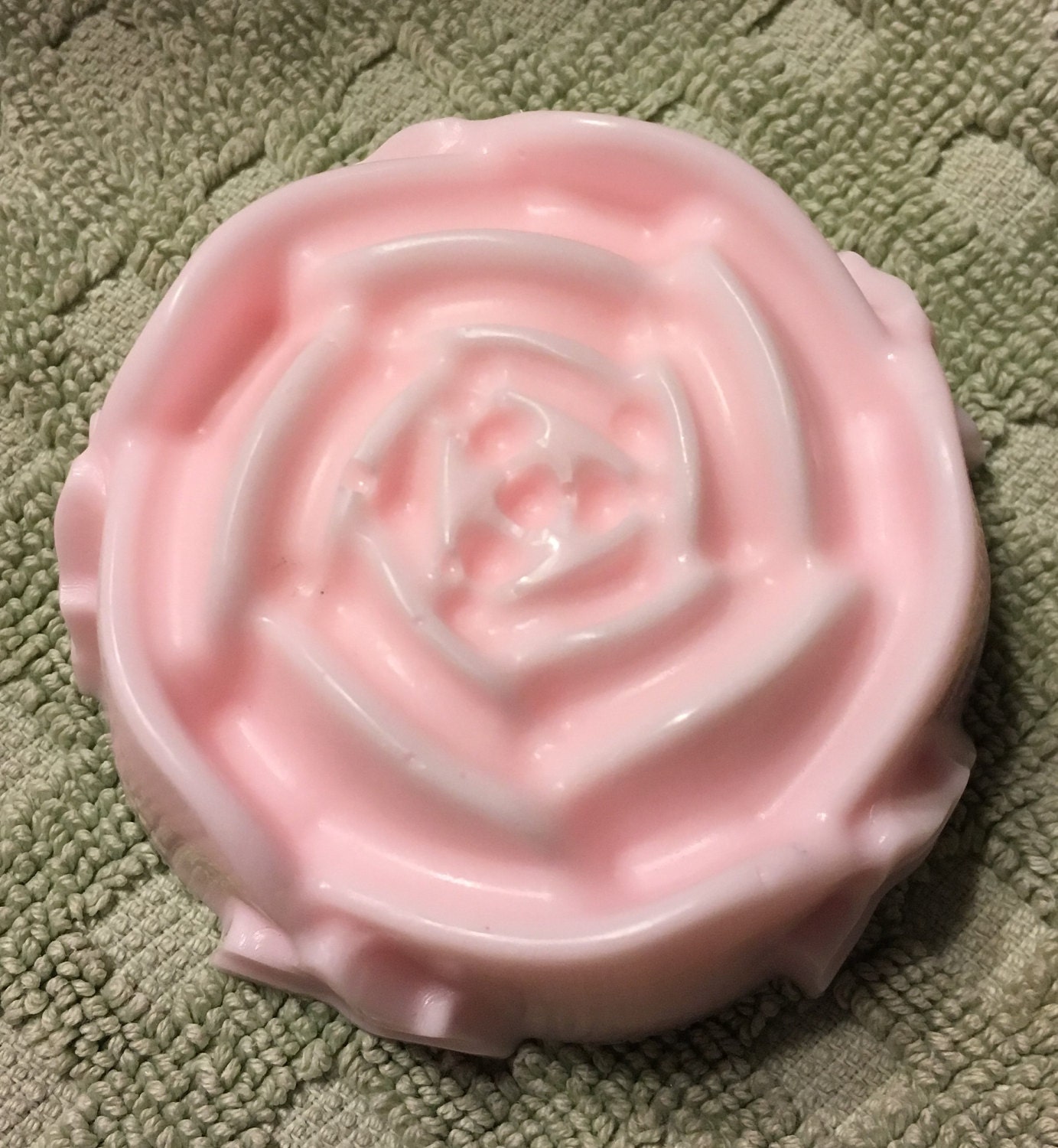white flower soap