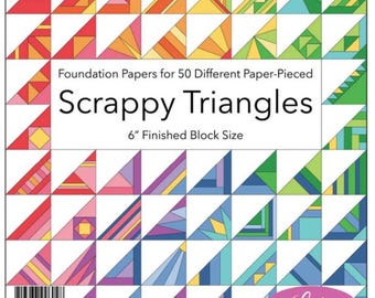 Scrappy Triangle Foundation Paper-Piecing Pad by Leila Gardunia