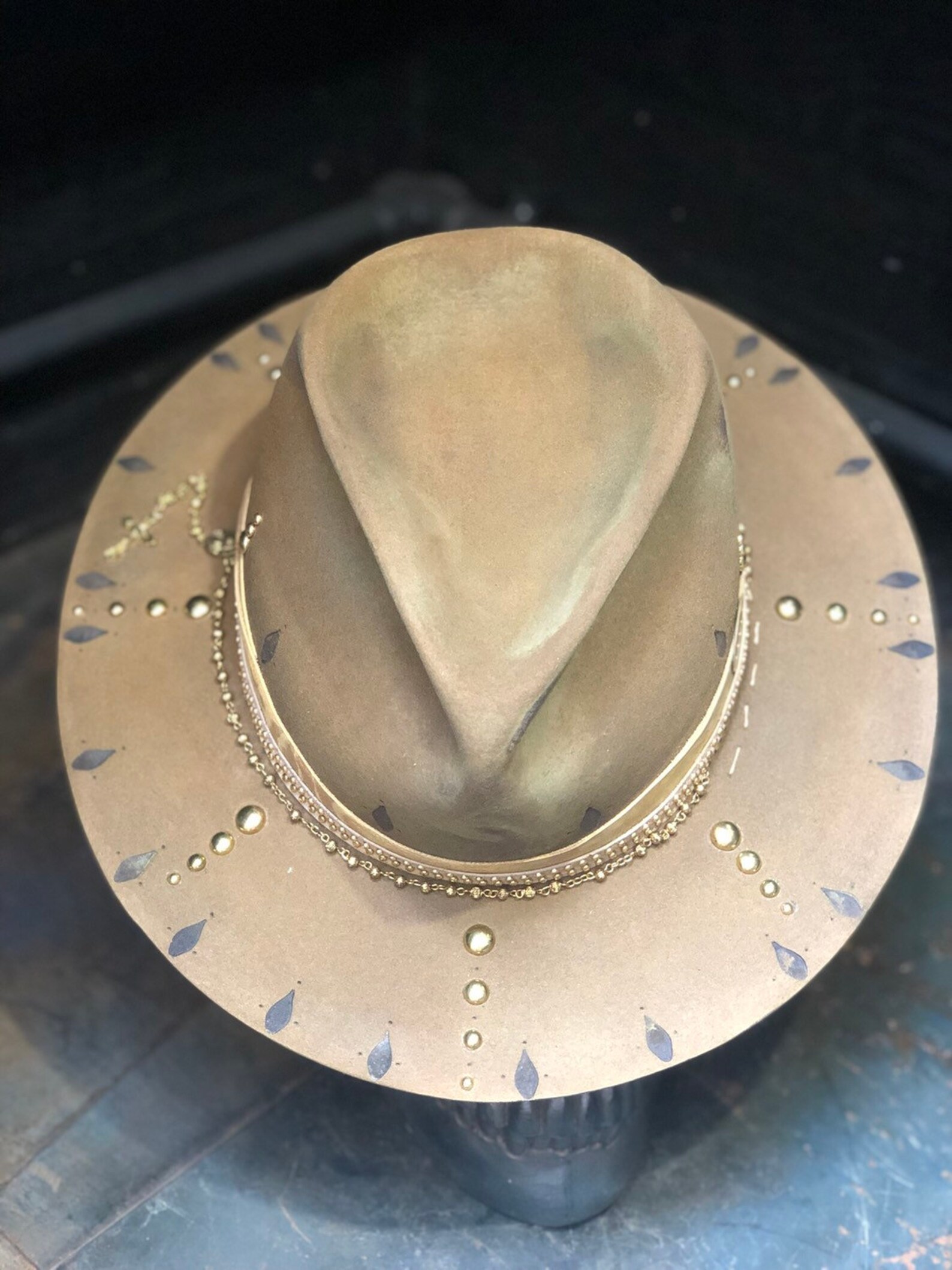 Vintage Rare Custom Hat Golden Gypsy - Etsy