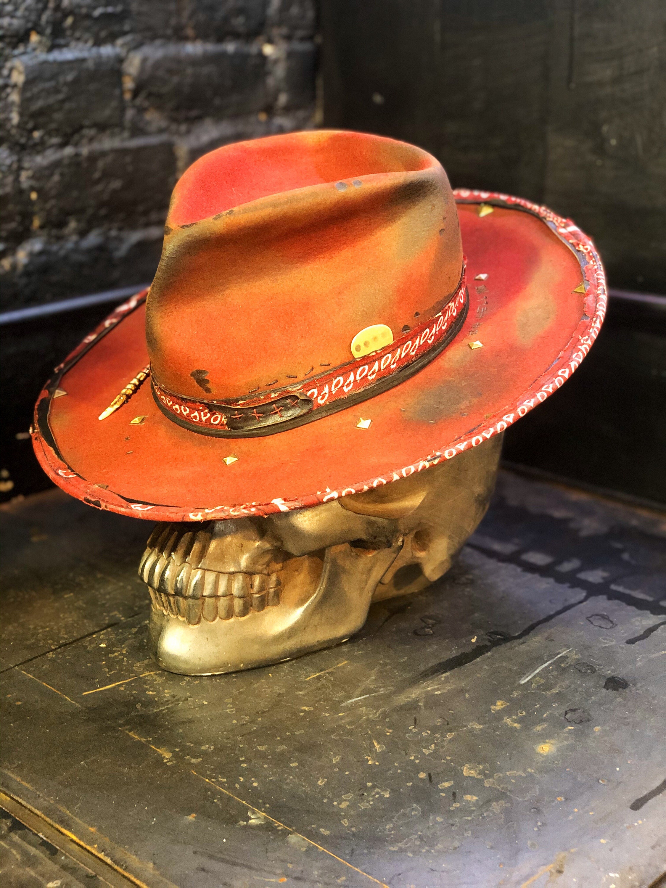 Vintage Rare Custom Hat rebirth of a Burnt Angel 