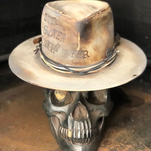 Vintage Rare Custom  cowboy hat ,  &quot;THE JOKER&quot;