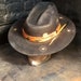 Vintage Rare Custom Cowboy Hat , 'FALLEN ANGEL'
