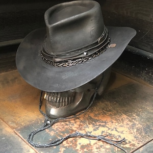 Vintage Rare Custom hat , &quot;Wanted  , but naked “