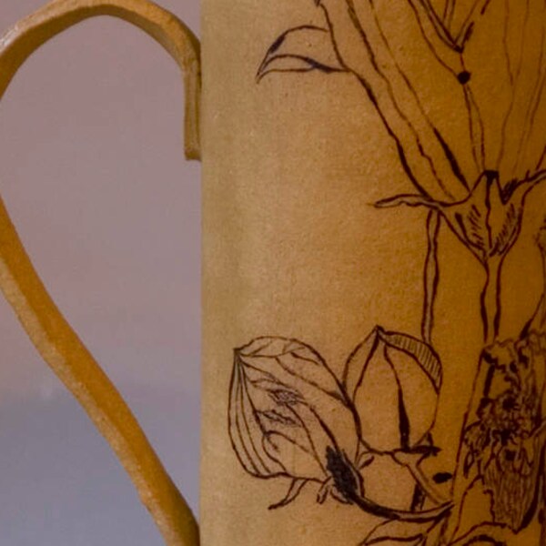 Large cup/"balloon flower"/handmade single piece