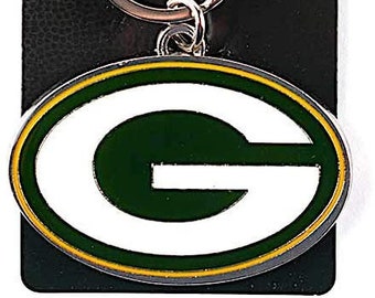 GREEN BAY PACKERS KEYCHAIN DOUBLE SIDED ACRYLIC KEYRING GREEN BAY PACKERS KEYCHAIN DOUBLE SIDED ACRYLIC KEYRING