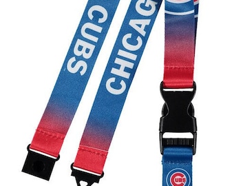 Pick A Design Chicago Cubs Lanyard Keychains New Free Shipping