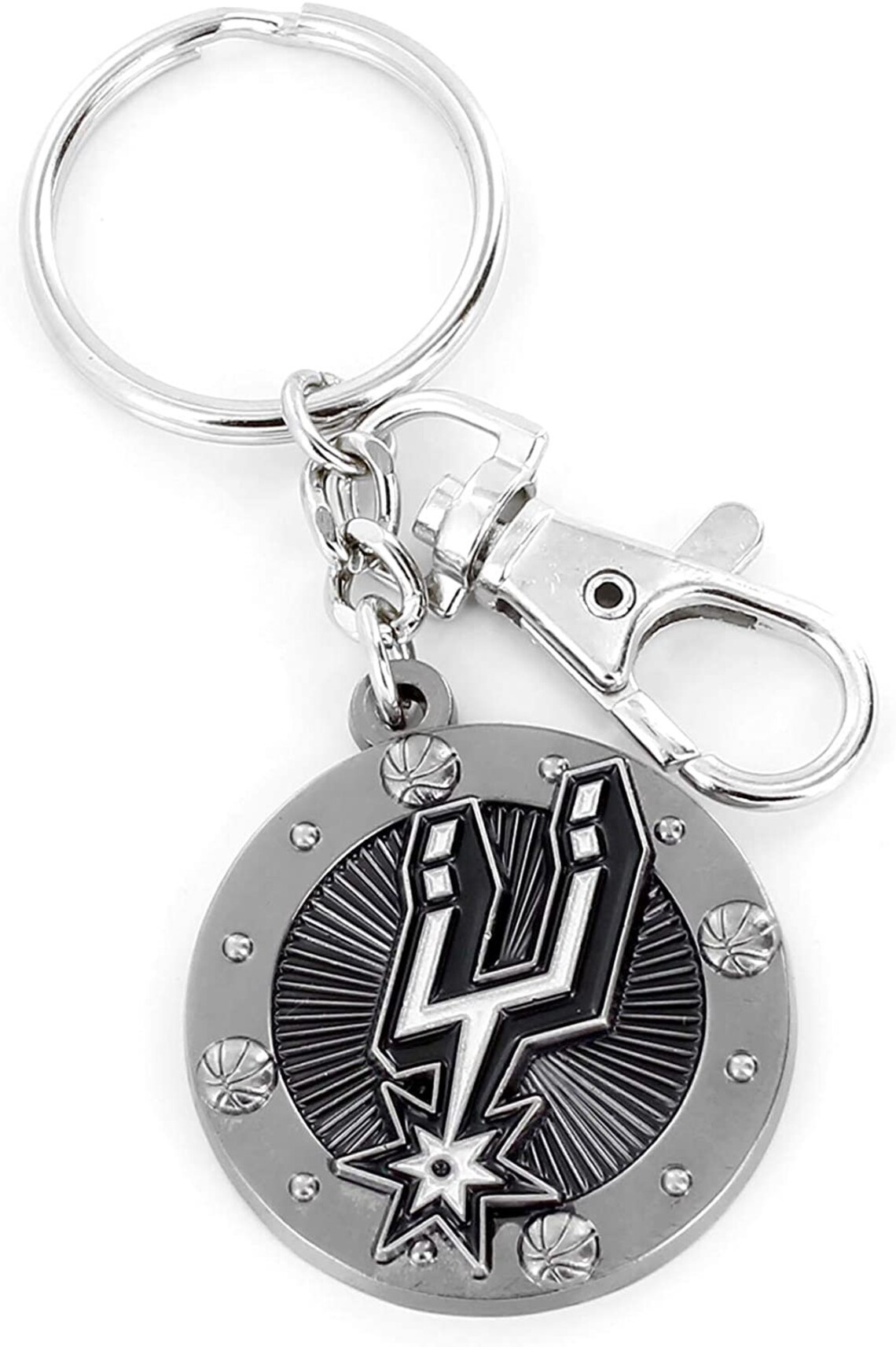 San Antonio Spurs Impact Metal Keychain Keyrings Heavy Duty 1 Etsy