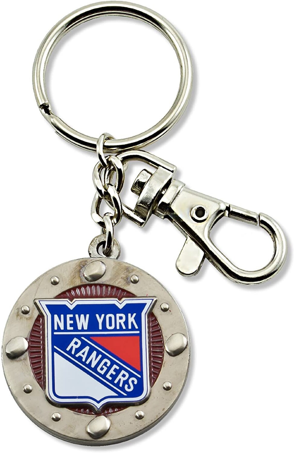 New York Rangers Impact Metal Keychain Keyrings Heavy Duty 1 Etsy