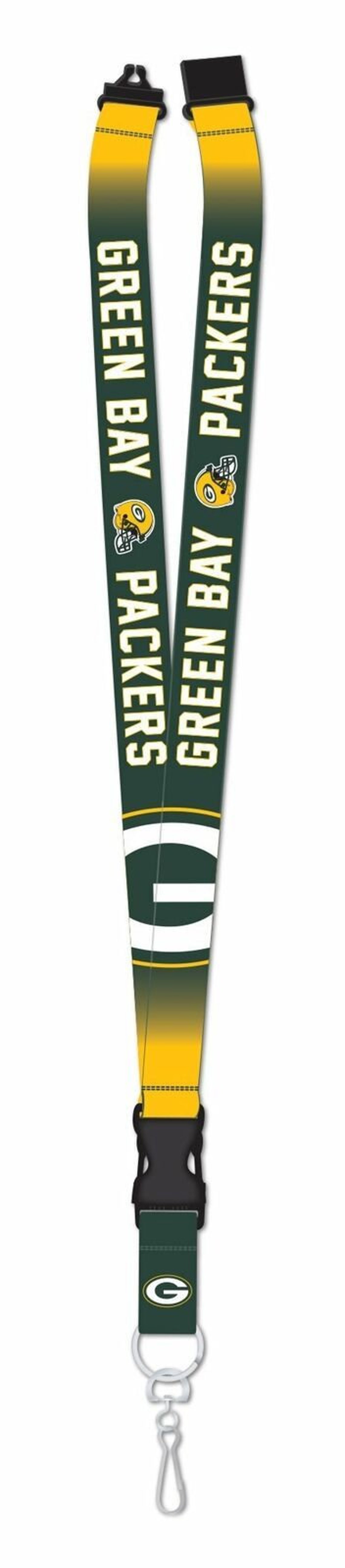 Green Bay Packers Lanyard Keychains Pick A Design Free Etsy