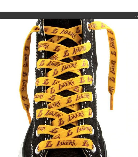 Lakers shoelaces Clearance