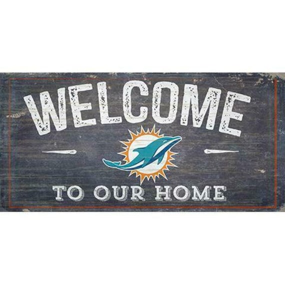 Miami Dolphins FAMILY Football Wood Sign NEW 12" x 6" Decoration Gift Miami Dolphins FAMILY Football Wood Sign NEW 12" x 6" Decoration Gift