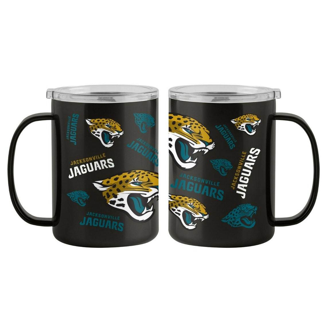 Jacksonville Jaguars 15oz Sticker Ultra Mug Stainless Steel Etsy
