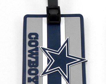 Cowboy Bag Tag Personalized Watercolor farm Cowboy Bag Tag