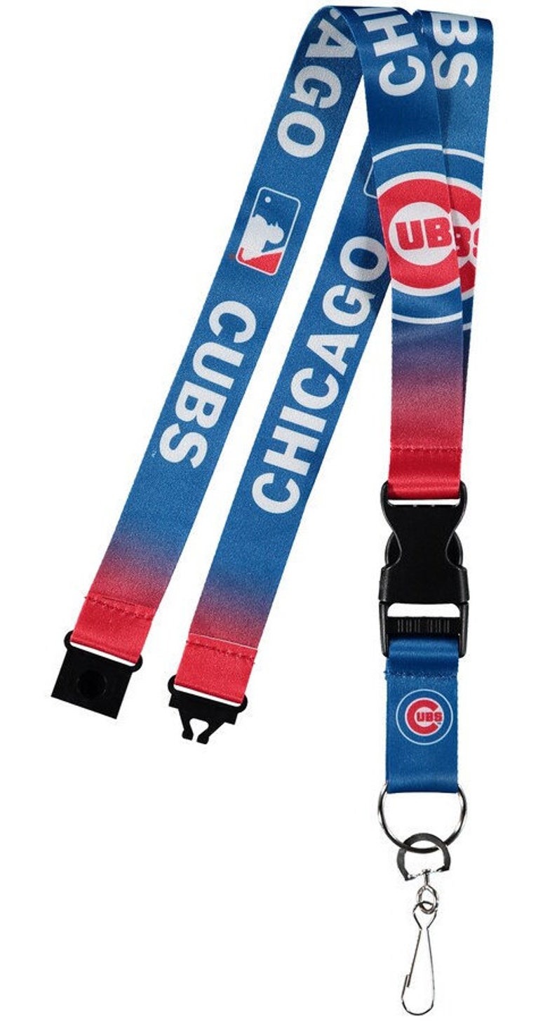 Pick A Design Chicago Cubs Lanyard Keychains New Free Shipping
