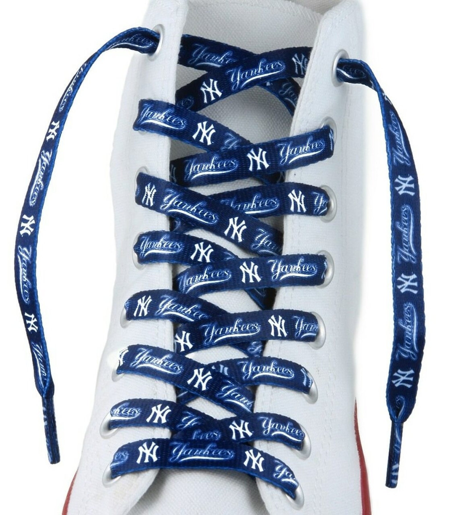 New York Yankees Shoe Laces 54 Inch Etsy