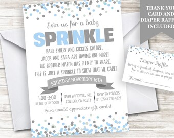 sprinkle invitation etsy