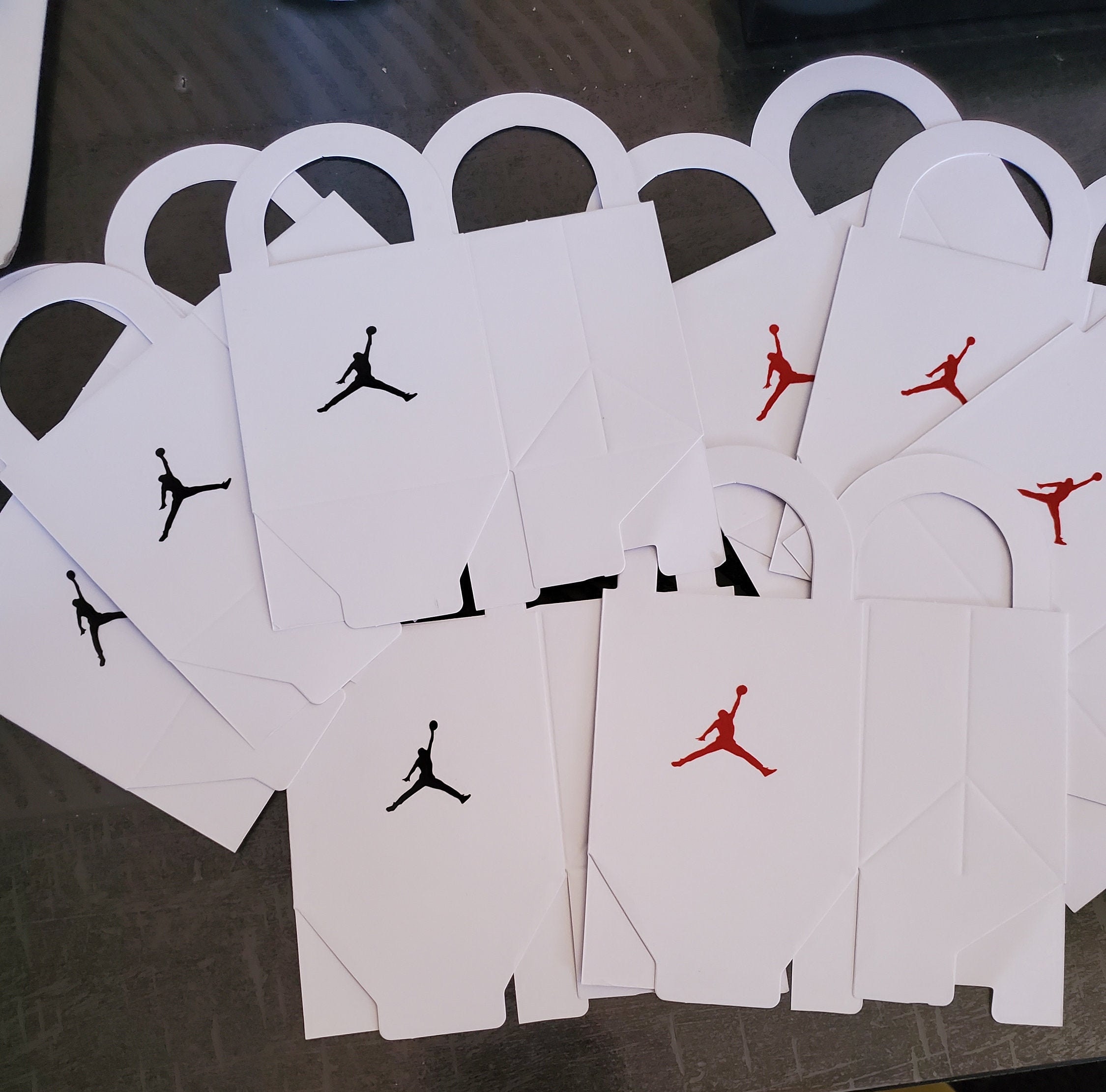 8pc Air Jordan Favor Boxes Etsy