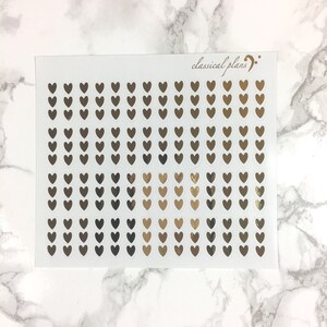 Foiled Three Heart Checklists