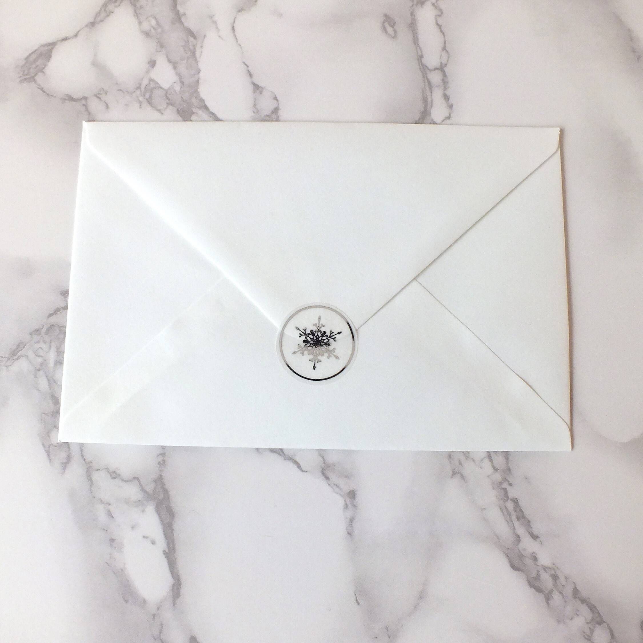 Snowflake Envelope Seals - Etsy