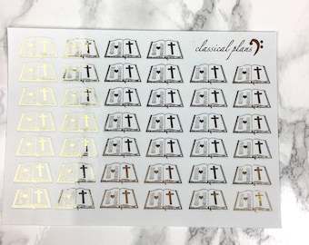 Foiled Bible Stickers
