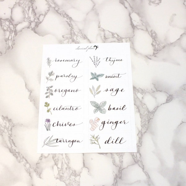 Plant Labels Etsy