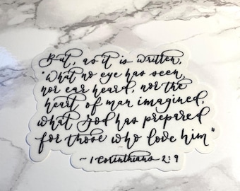 1 Corinthians 2:9 Die Cut Sticker