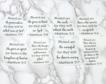 Bibe Verse pegatinas #10 (Die Cut Stickers)