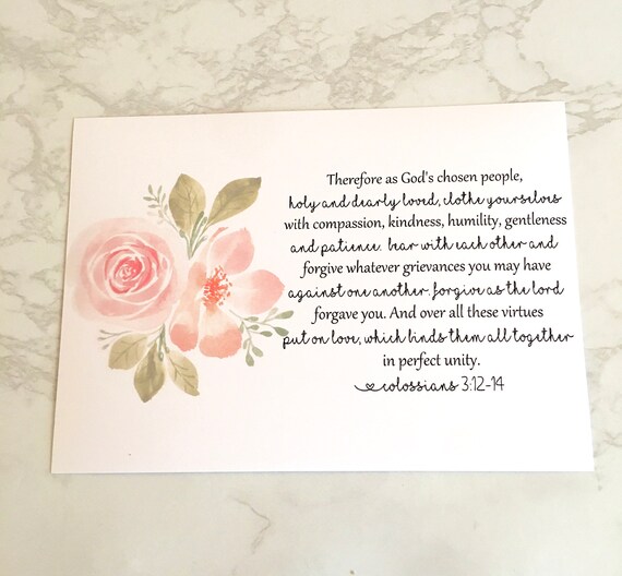 Bible Verse Print 5 | Etsy