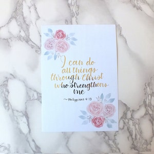 5x7 Bible Verse Print #7