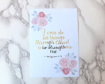 5x7 Bible Verse Print #7
