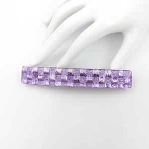 Vintage Hair Slide, Hair Clips, 1950s Hair Barrette, Lilac Purple Mauve, Retro Hair Clip, Confetti Lucite