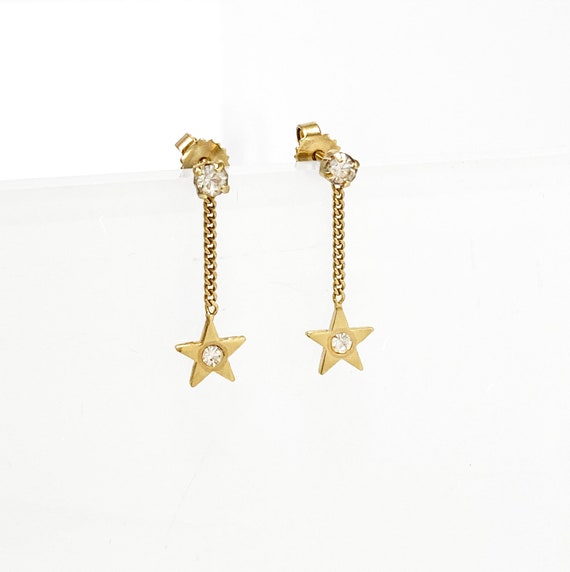 Vintage metal tassel earrings Posi style dangle earrings three-piece combination dangle earrings Women Girl gift