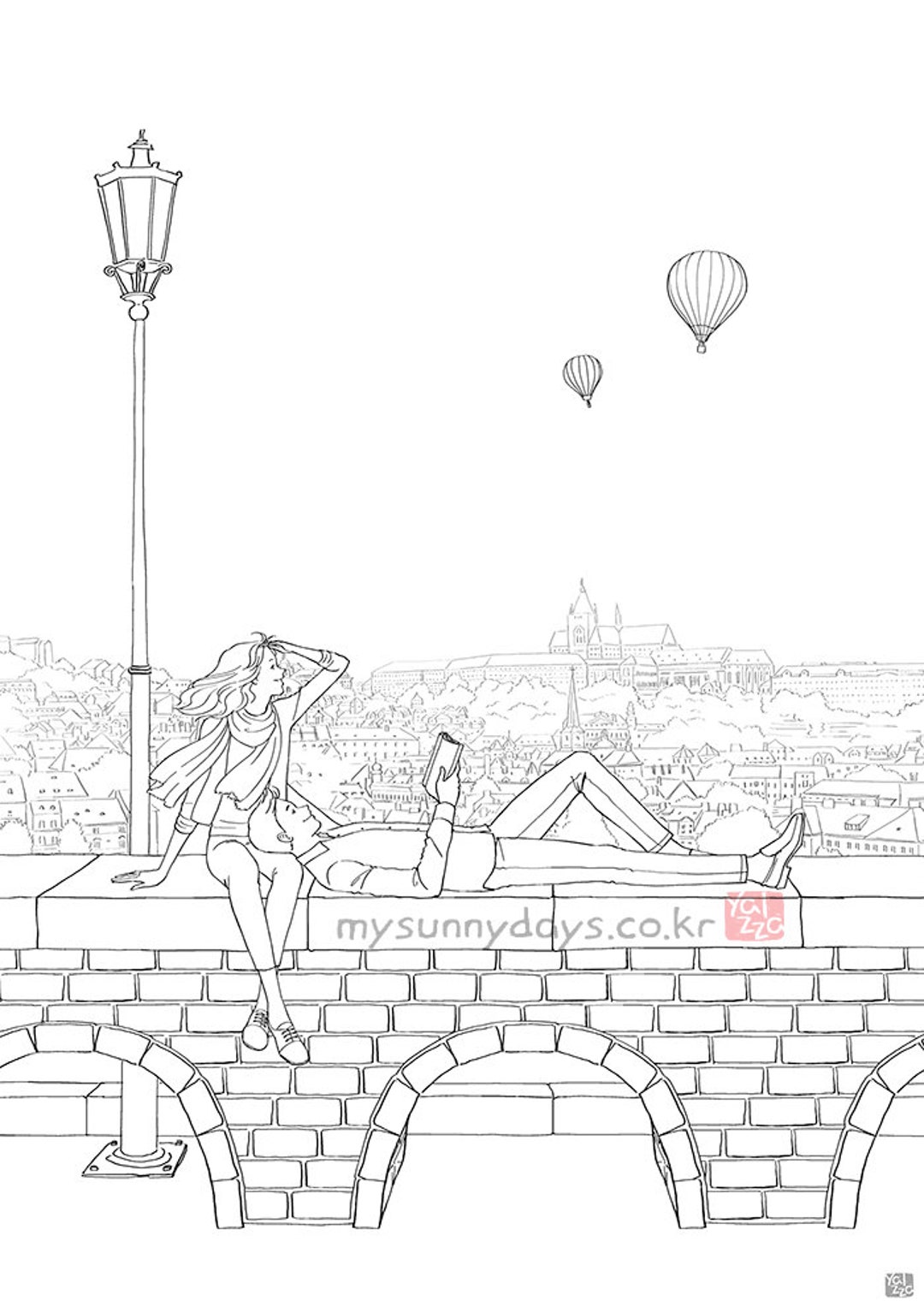 Adult Colouring Page, Printable Colouring Pages. A4 Size 300dpi Jpg ...