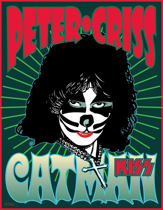 Peter Criss Of Kiss Portrait For 1978 Solo Album Etsy