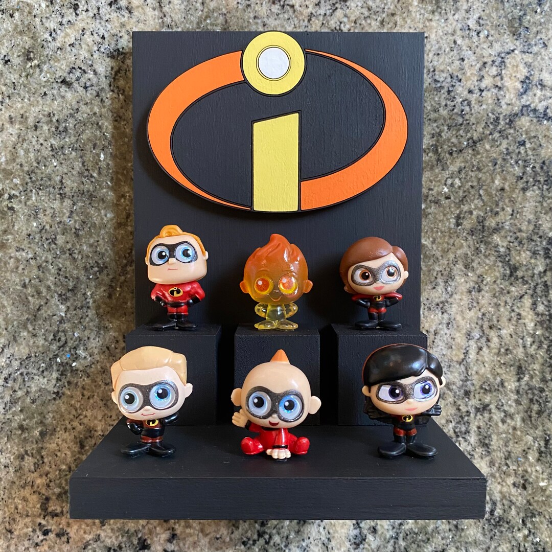 Disney Doorables Disney Pixar the Incredibles Table Display Etsy