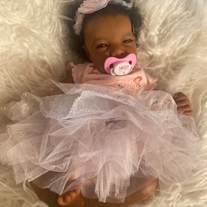 Custom order AA Biracial reborn baby