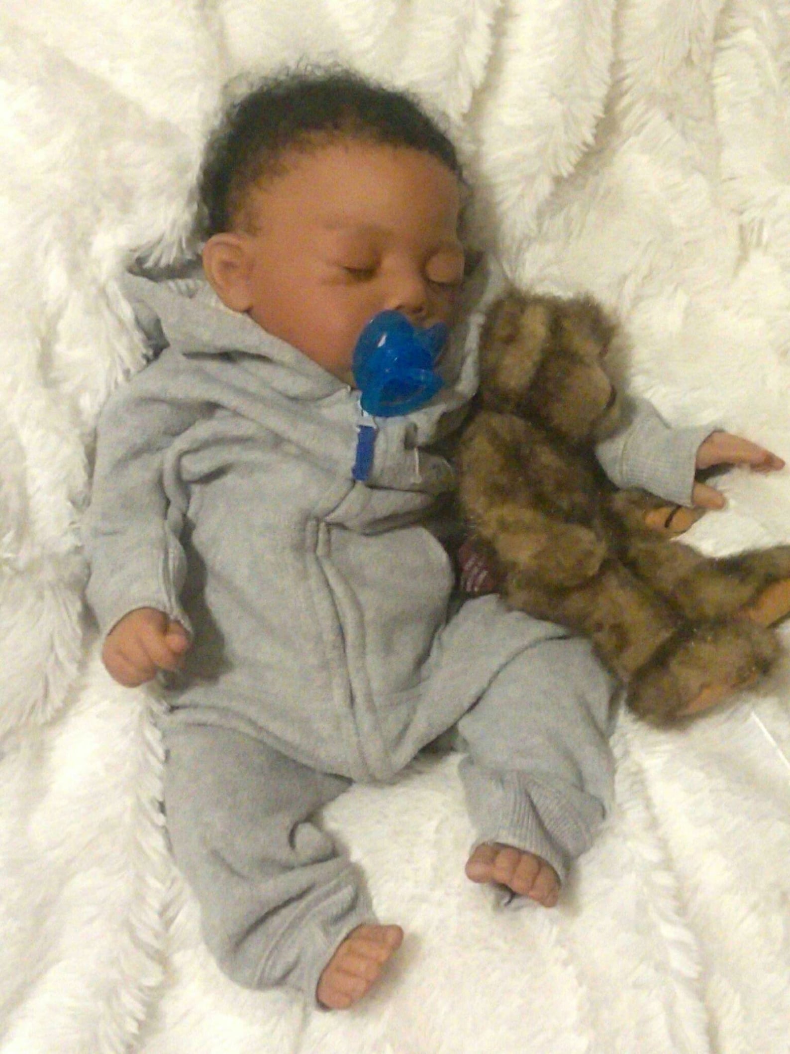 Ethnic Biracial Reborn Baby Boy Doll Custom order. Etsy