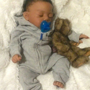 Ready to Ship Ethnic Biracial Reborn Baby Boy Doll