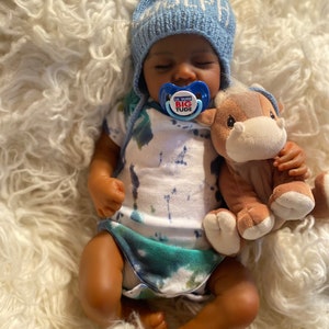 Ready to Ship custom order Biracial AA reborn baby Boy